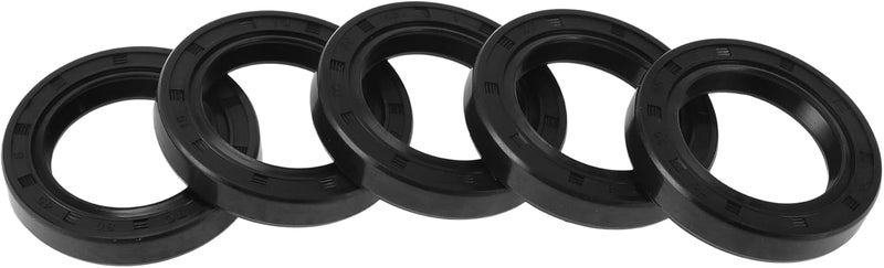 HEROFFIX 5 Pcs Rotary Shaft Seal High Pressure Oil Seal 30x45x8mm Black Nitrile 70 Durometer Rubber - Image 1